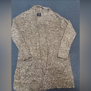 Abercrombie Women's Gray Cardigan Sweater
